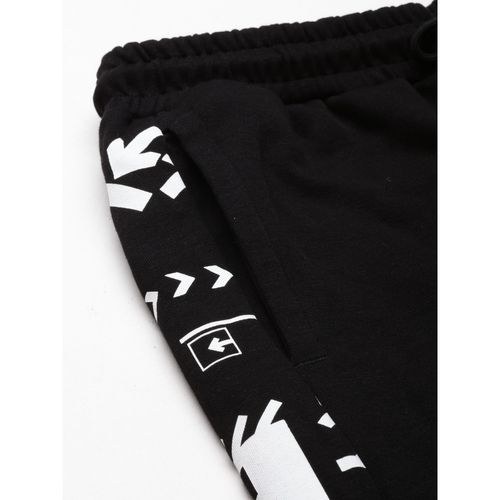 FILA Men Neefam Black Track Pants (M)