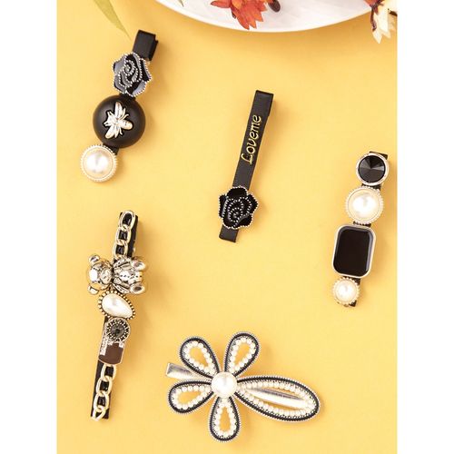 Yellow Chimes 5 PCs Crystal Party Wear Assorted Designs Fancy Hairpins Hair  Accessories: Buy Yellow Chimes 5 PCs Crystal Party Wear Assorted Designs  Fancy Hairpins Hair Accessories Online at Best Price in
