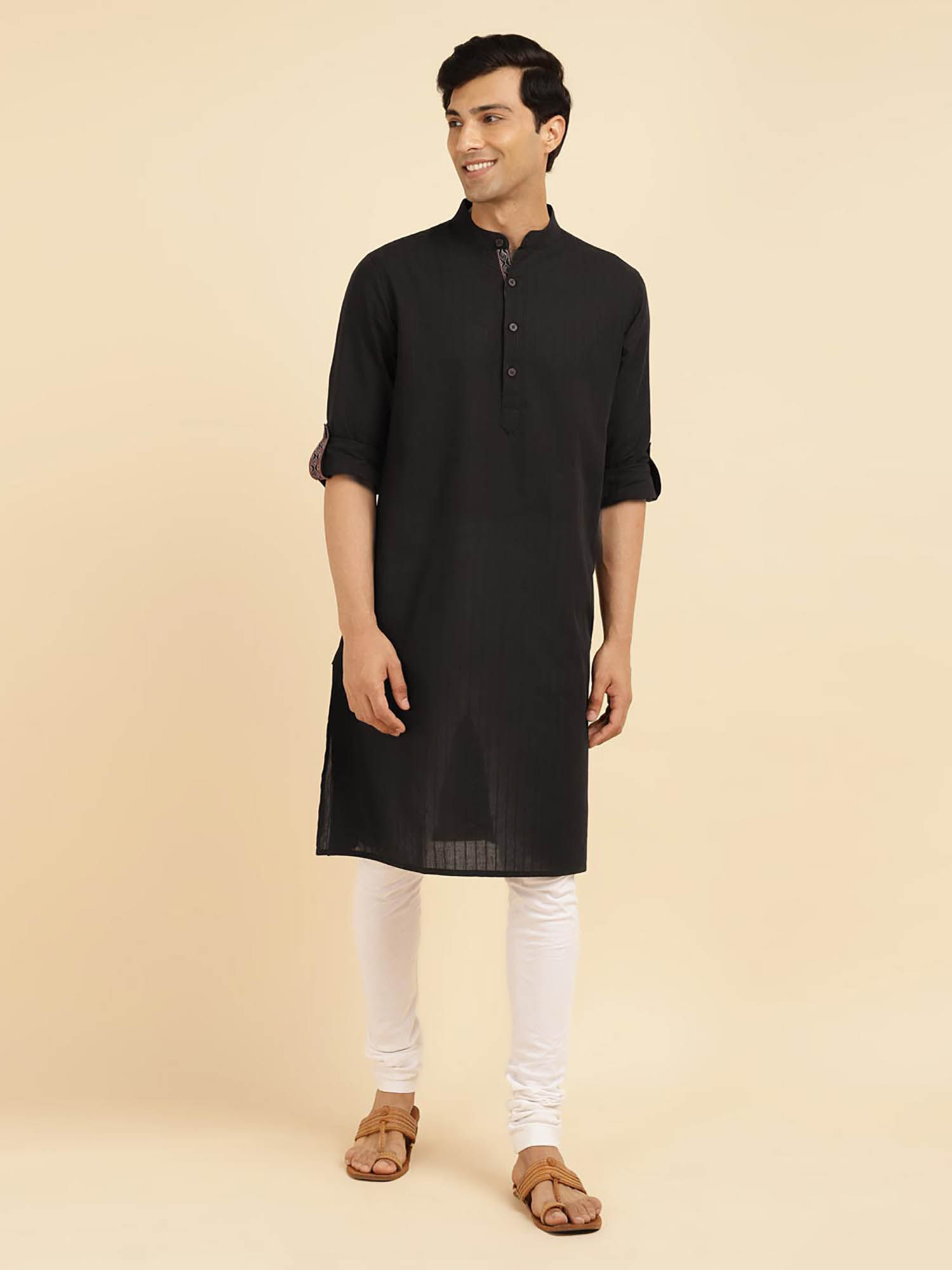 Fabindia black kurta best sale