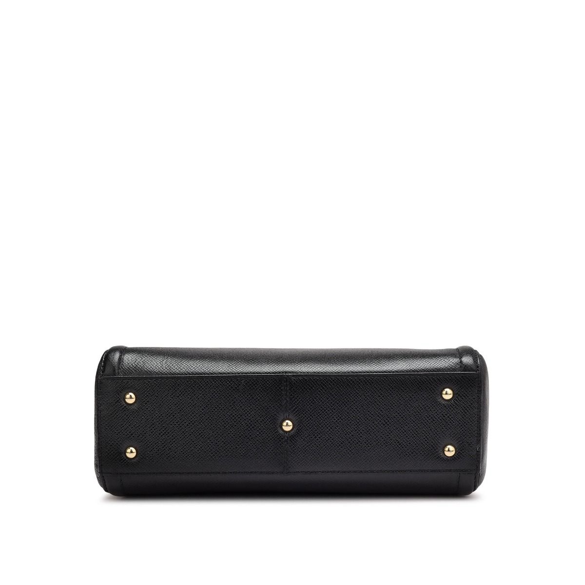 Buy Da Milano Genuine Leather Black Women Handheld Bag Online