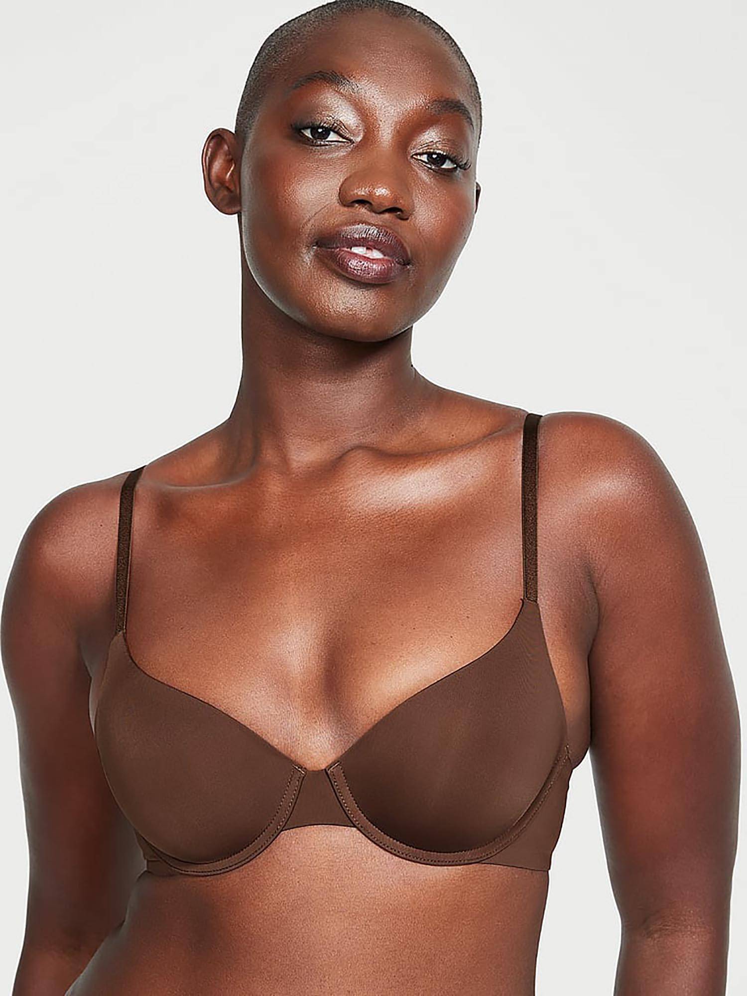 Victoria's Secret The T-Shirt Lightly Lined Demi Bra Brown (38DDD)