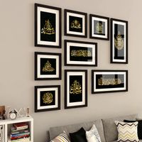 Best Couple Hanging Photo Frame in Walnut Finish - WallMantra