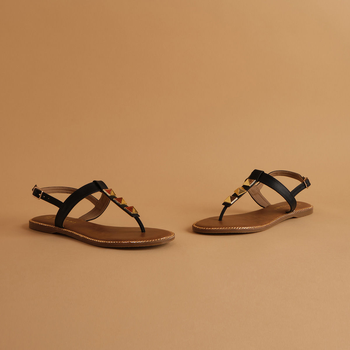 Eridani Embellished Black Bailey Flats Buy Eridani Embellished Black