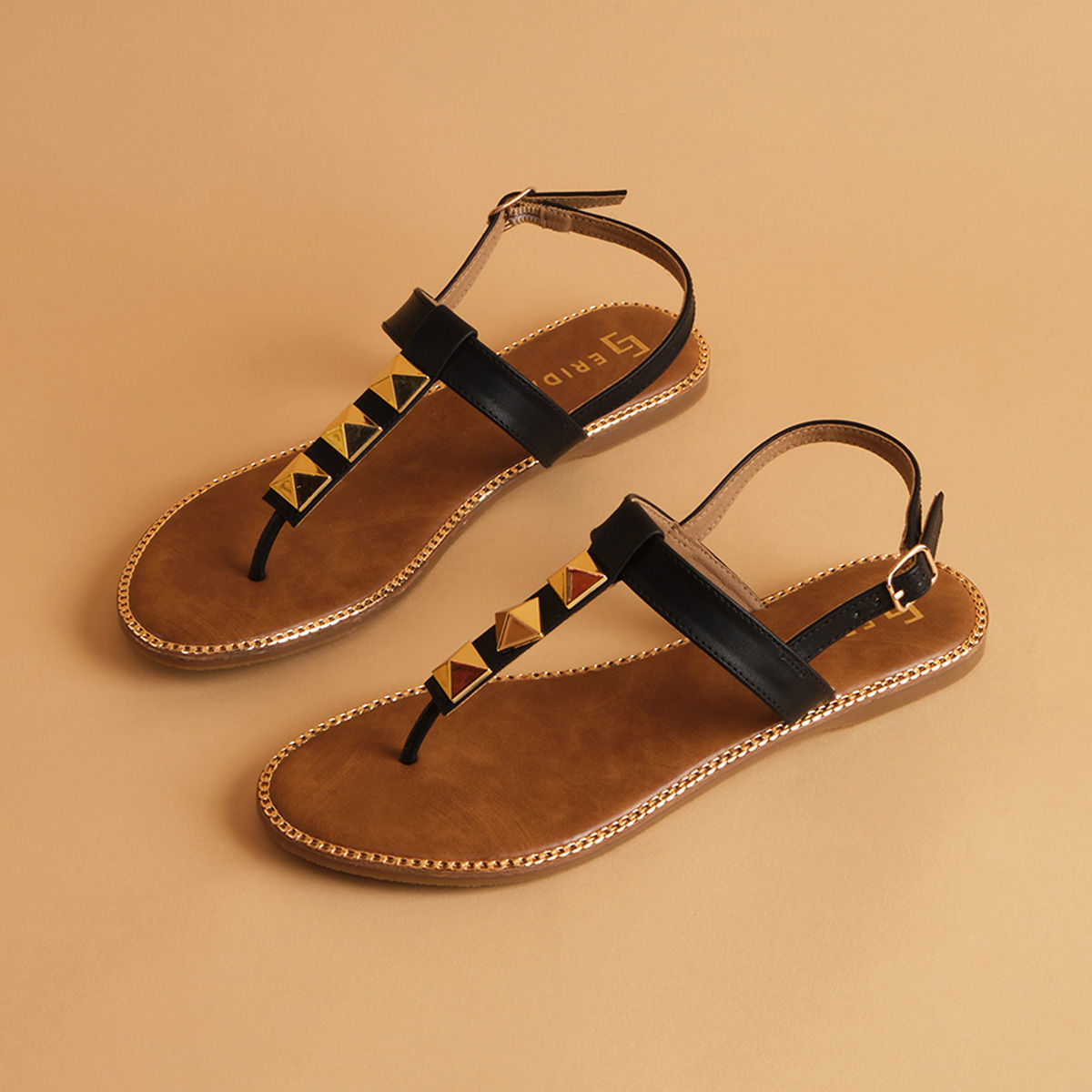 Eridani Embellished Black Bailey Flats Buy Eridani Embellished Black