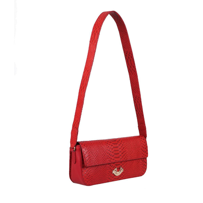Hidesign Handbags BOULEVARD 01TIPPED SNAKE/MEL RANCHRED/REDS Buy