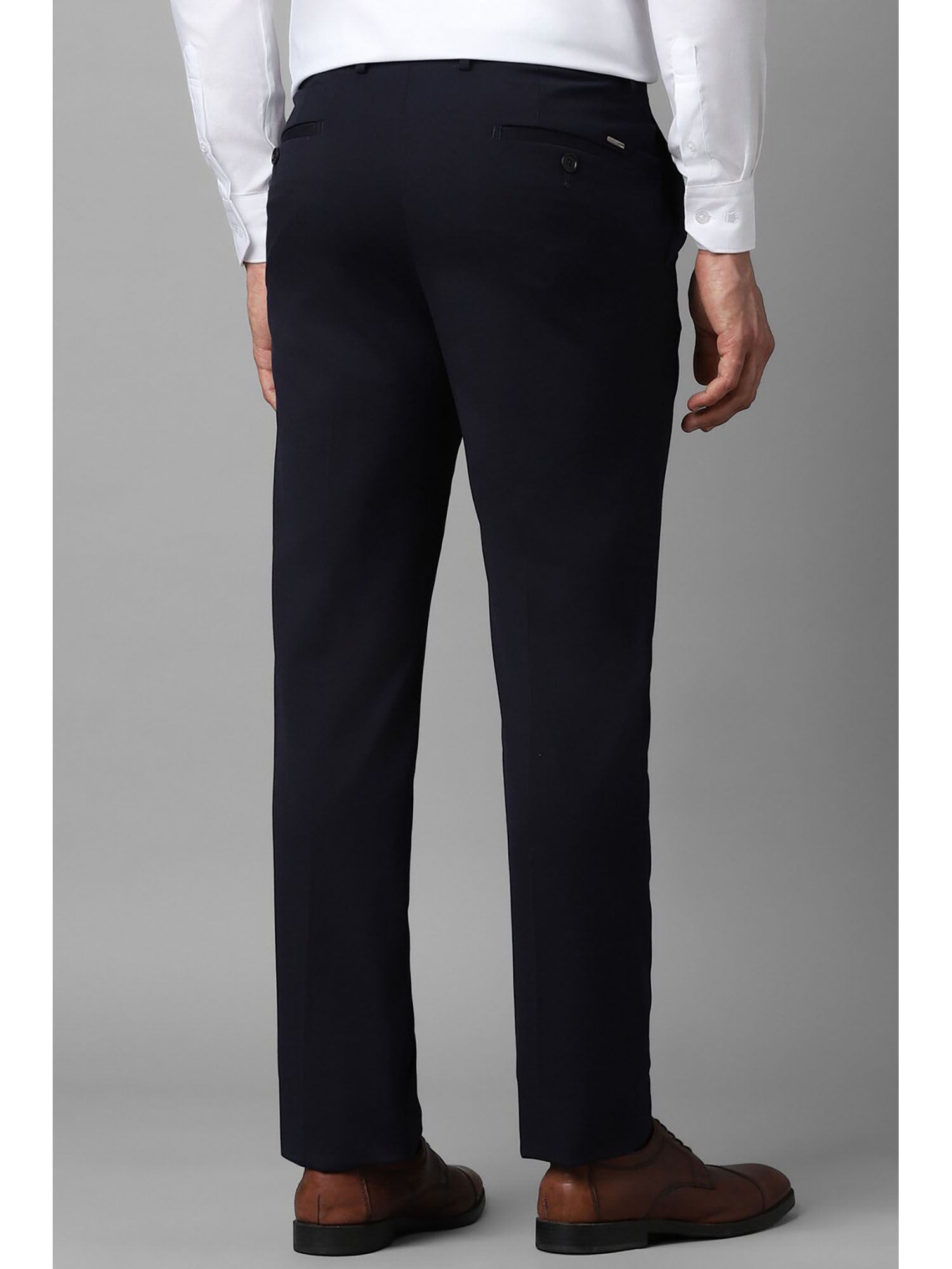 Buy Louis Philippe Black Trousers Online - 211983 | Louis Philippe