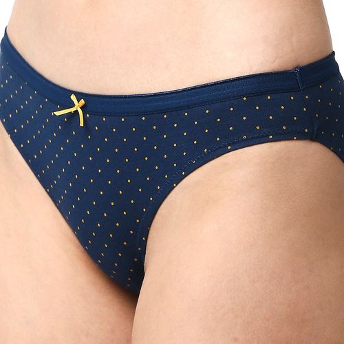 Buy SOIE Mid Rise Medium Coverage Solid and Printed Cotton Stretch Brief  Panty Online