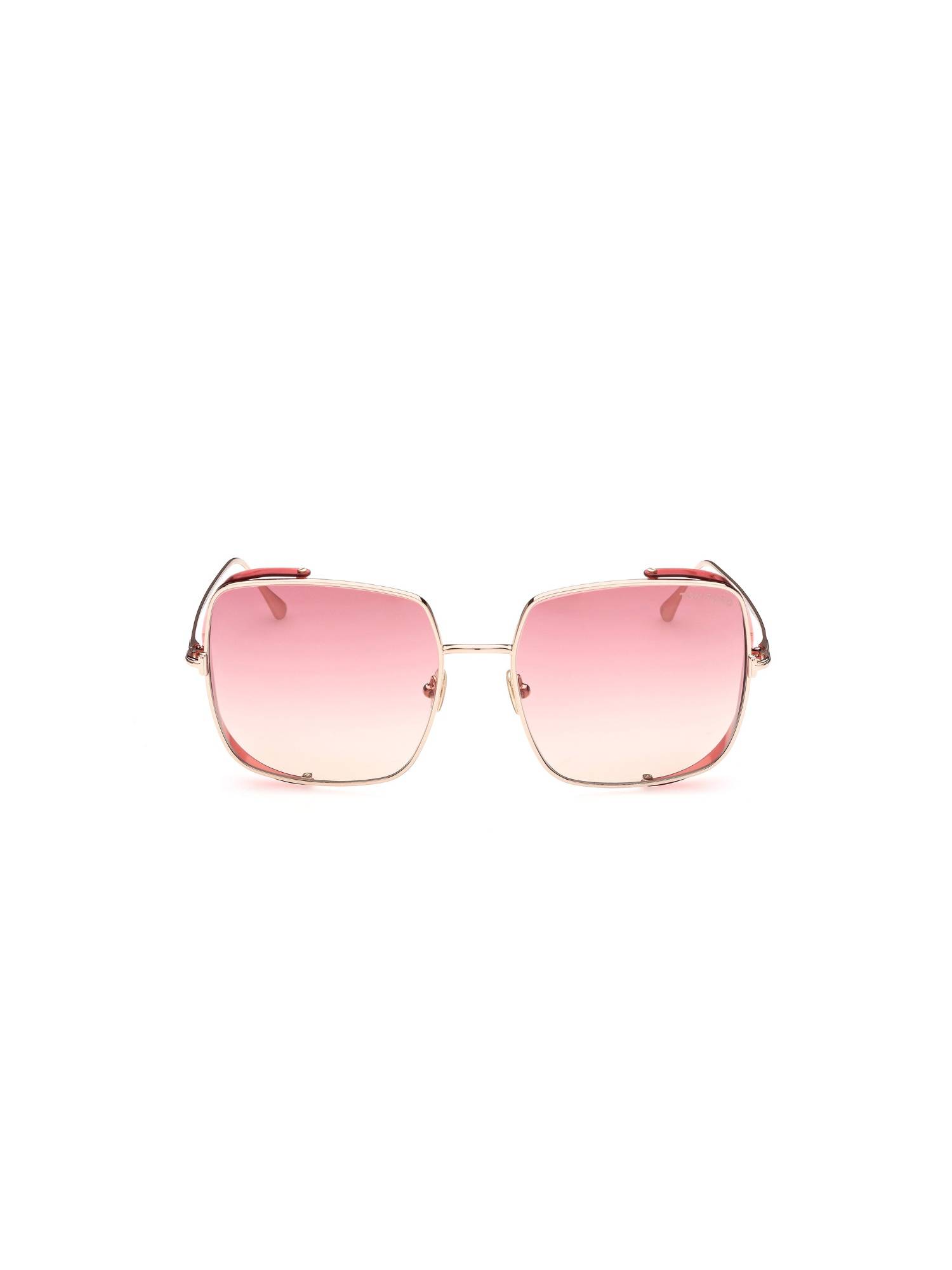 Tom Ford Rose Gold Metal Full Rim Butterfly Women Sunglasses (60)