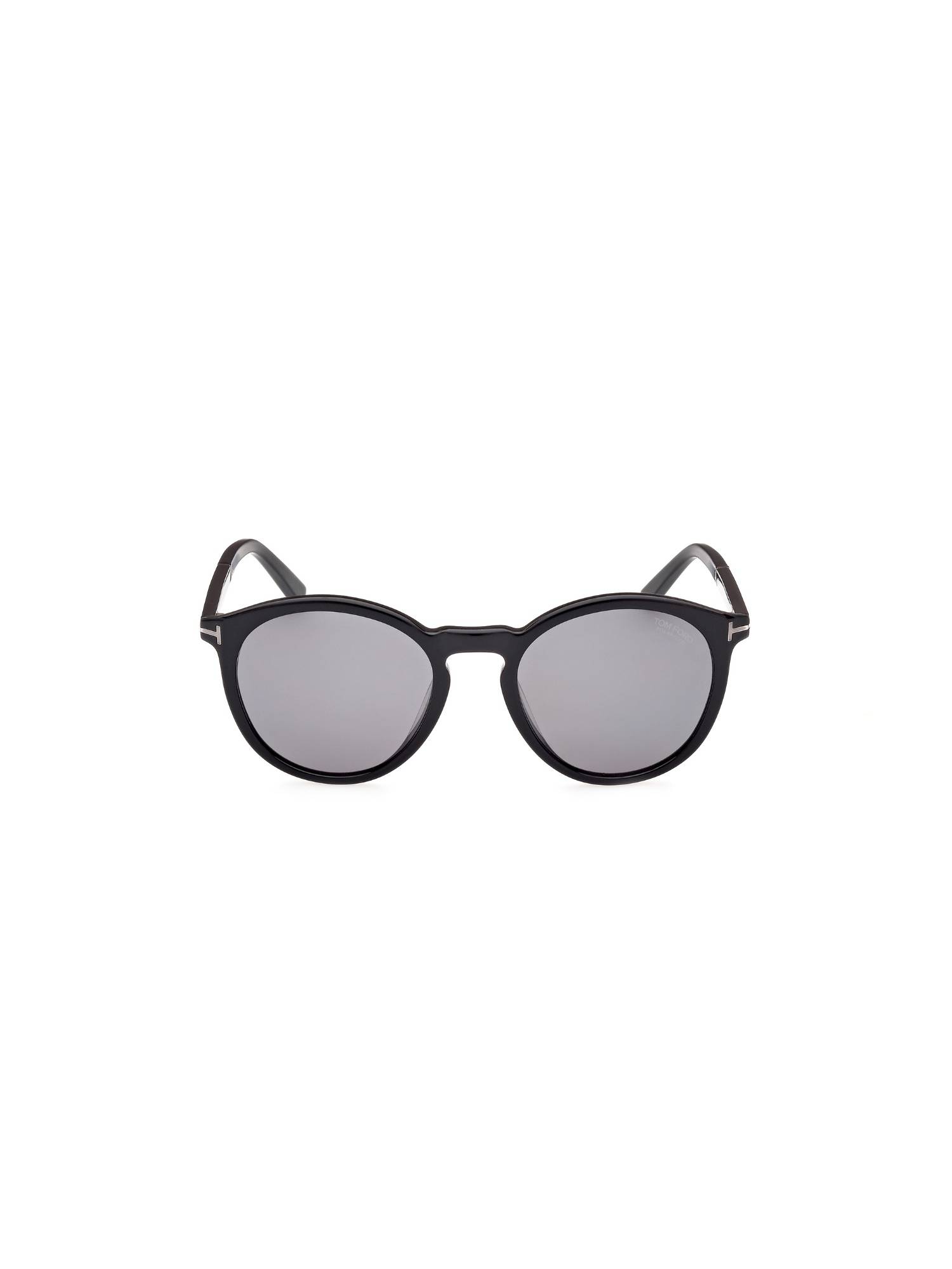 Tom Ford Black Acetate Full Rim Round Men Sunglasses (51)