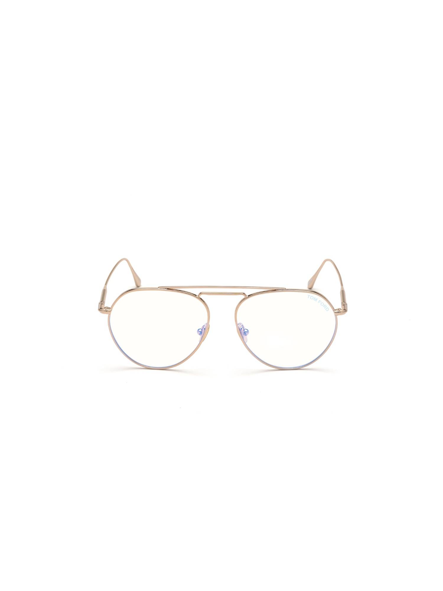 Tom Ford Gold Metal Full Rim Aviator Unisex Frame (56)