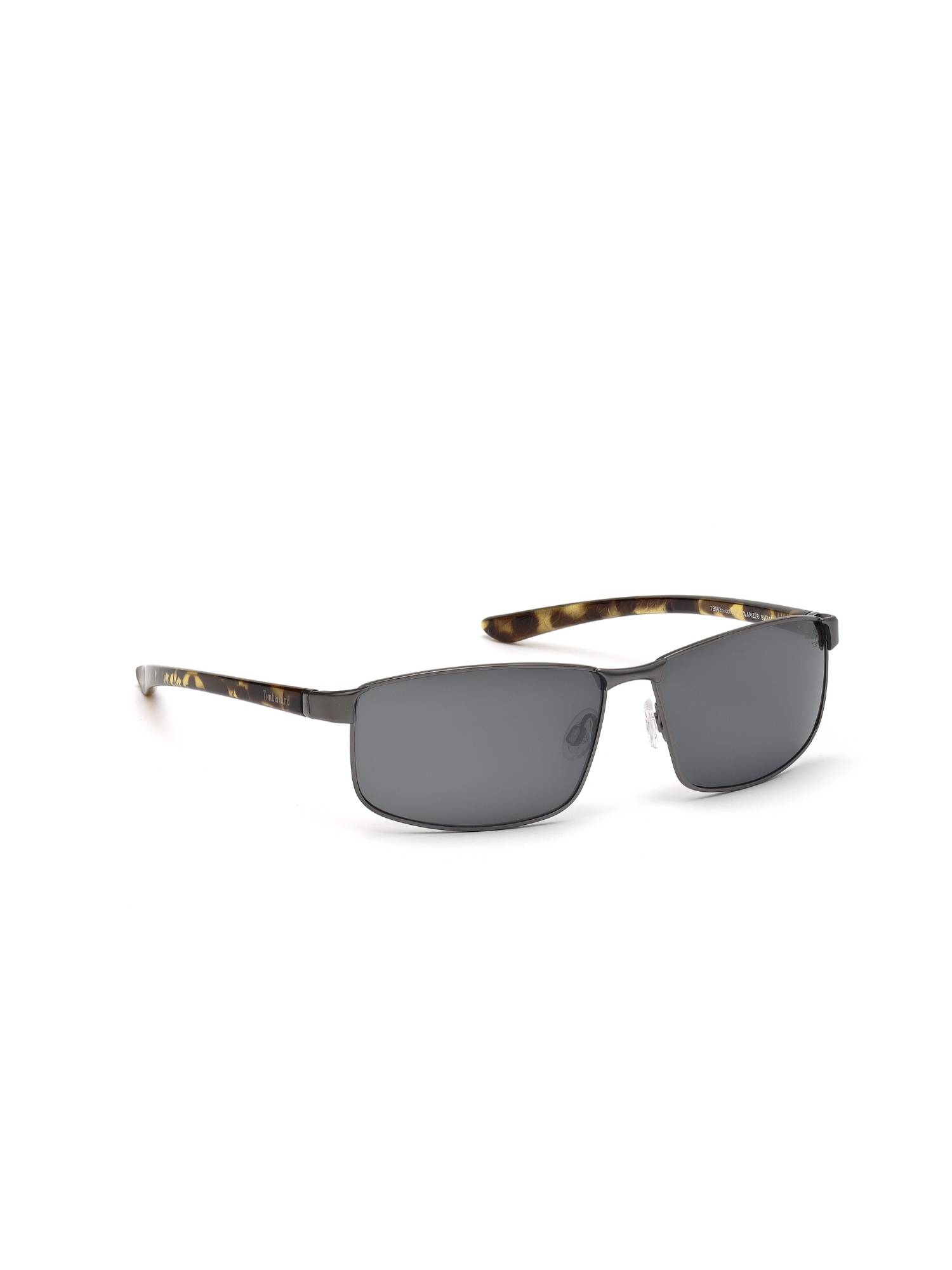 Timberland Grey Metal Full Rim Rectangle Men Sunglasses (61)