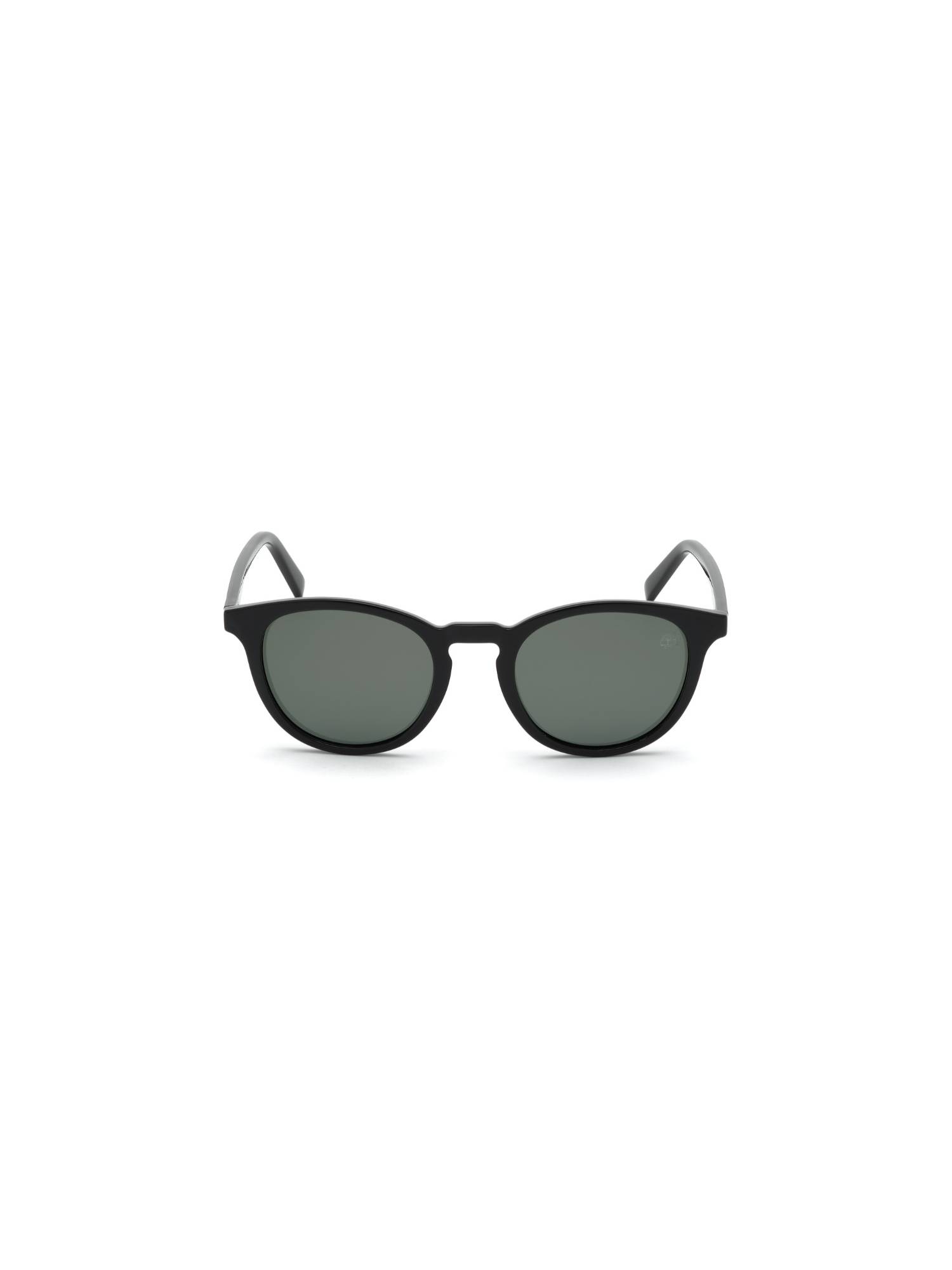 Timberland Black Acetate Full Rim Round Men Sunglasses (50)