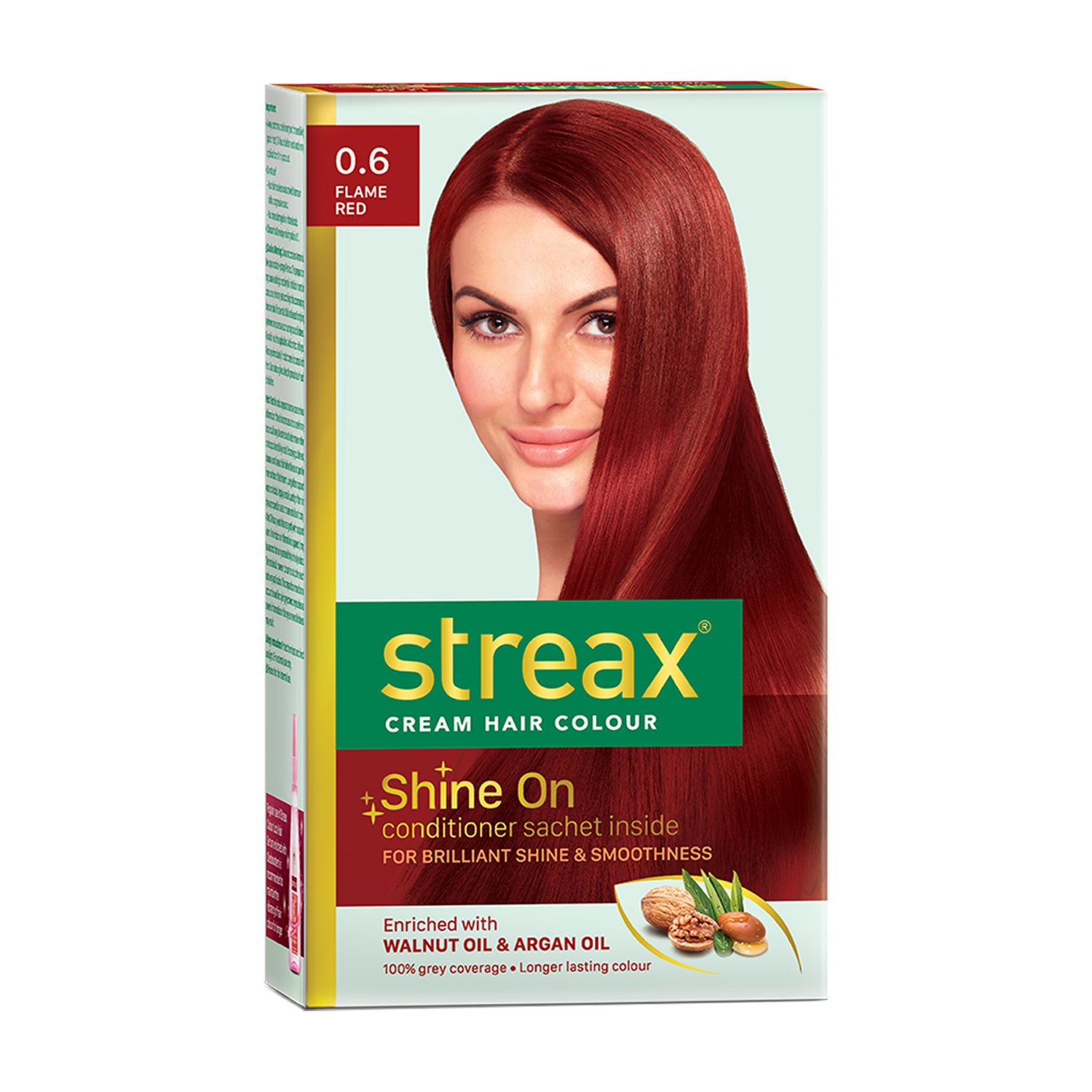 Streax Hair Colour Golden Brown + Streax Walnut serum 45 ML