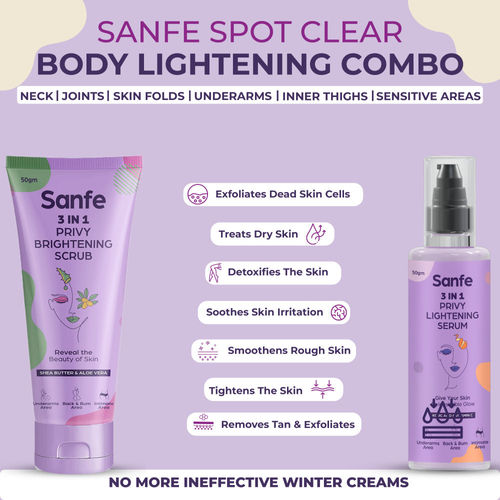 Buy Sanfe Spotlite Ingrown Hair & Bumps Clearing Body Scrub For