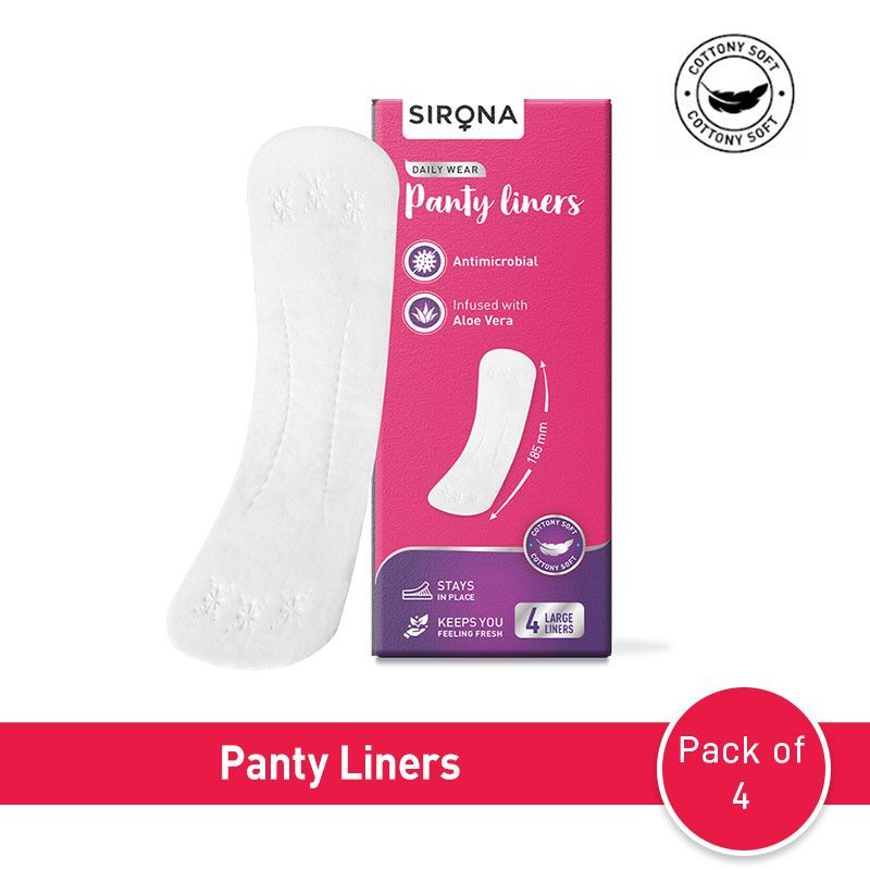 Sirona 100 Organic Cotton Daily Wear Panty Liners For Women Ultra sirona-100-organic-cotton-daily-wear-panty-liners-for-women-ultra
