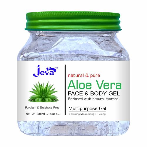 Buy Jeva Natural & Pure Aloe Vera Gel for Skin & Hair - Hydrating, Soothing  & Refreshing Care Online