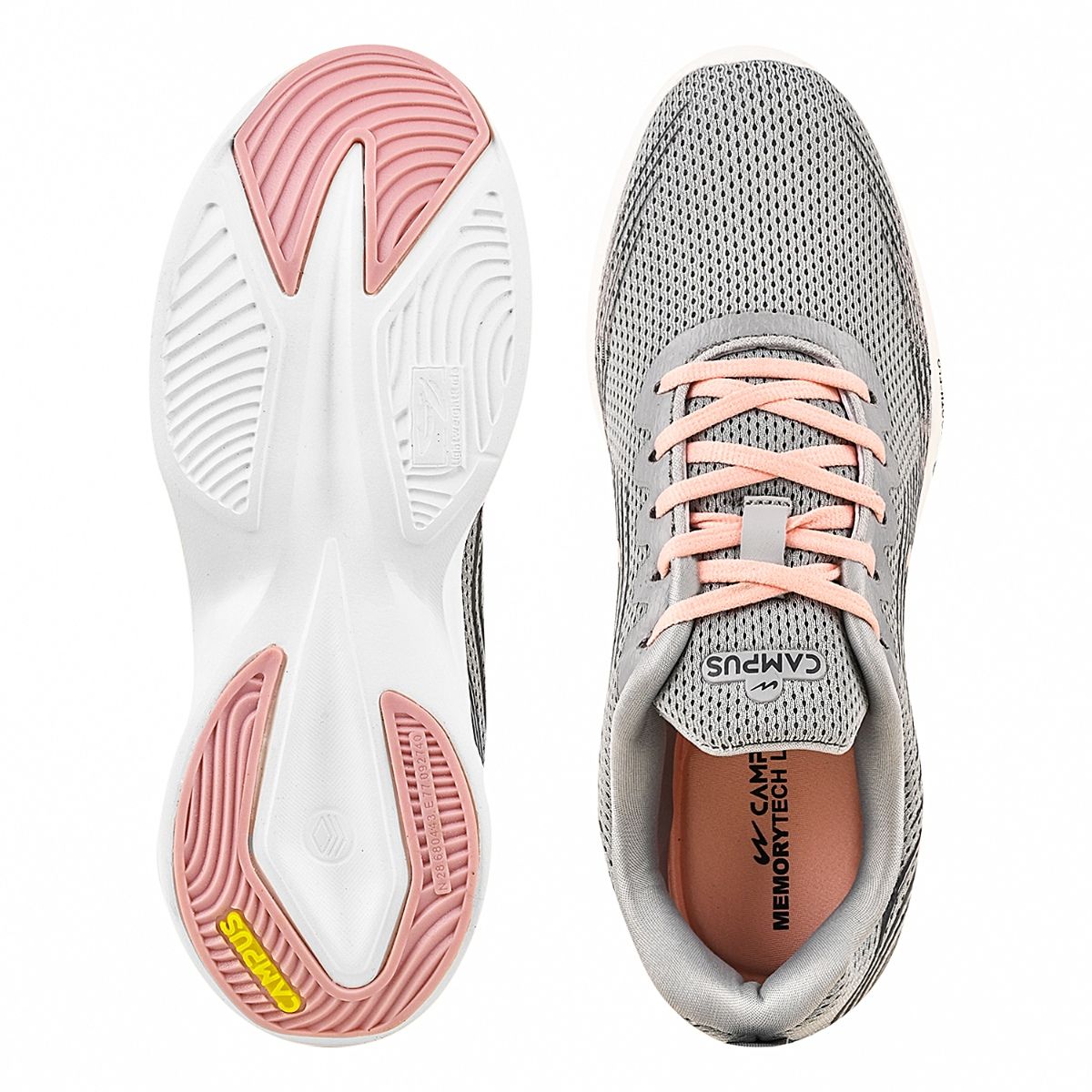 Campus Camp Lex Grey Women Running Shoes UK 5
