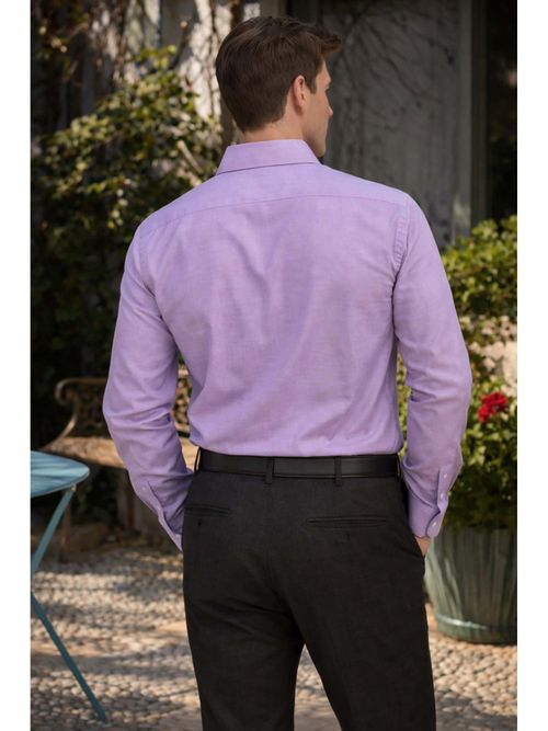 Slim Fit Plum Colored Mens Dress Shirt Chic Purple Slim Fit Notched Lapel Bespoke Prom Outfits Slim Fit Plum Colored Mens Dress Shirt Chic Purple Slim Fit Notched Lapel Bespoke Prom Outfits