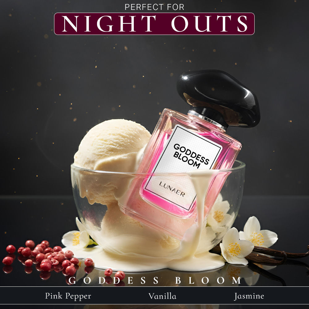 Buy LUNAER Goddess Bloom Floral Jasmine & Vanilla Luxury Perfume