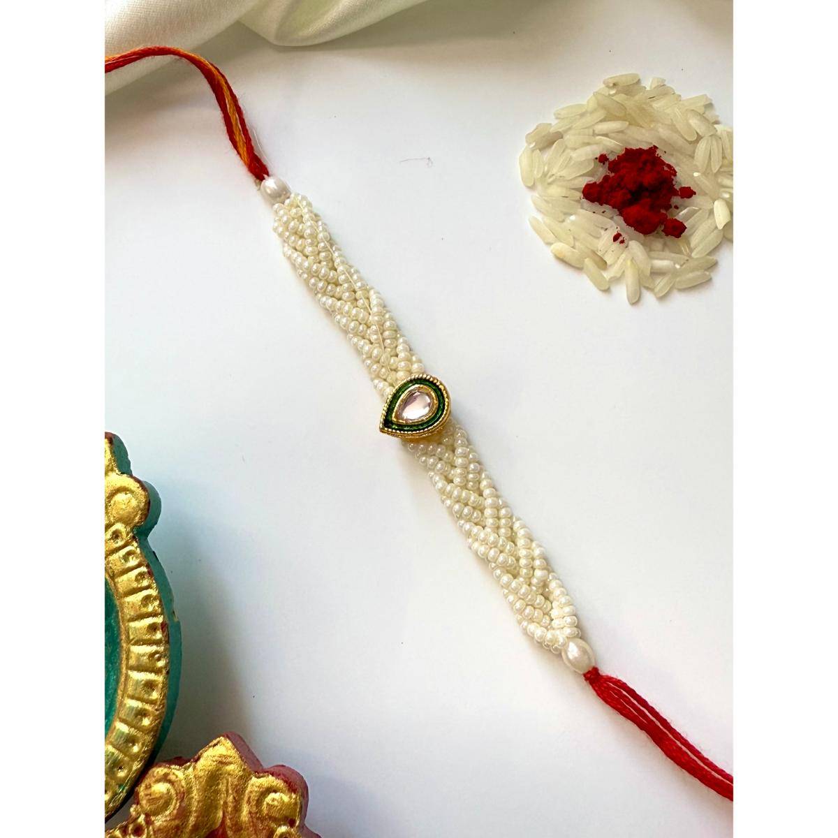 ISHKAARA Evil Eye Nazaakat Rakhi with Roli Chawal