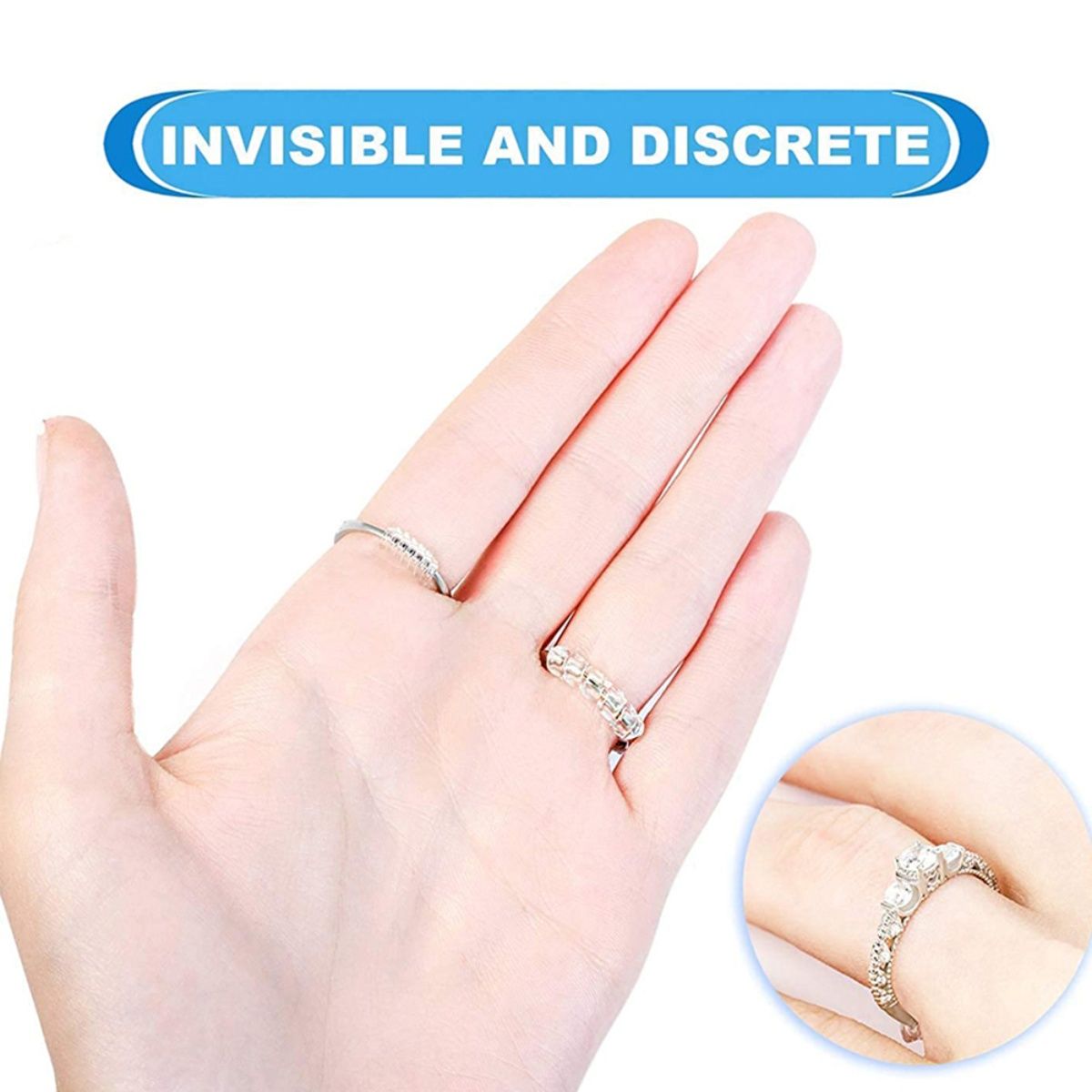 8pcs) - Invisible Ring Size Adjuster for Loose Rings Ring Adjuster Fit  Womens Mens Rings, Assorted Sizes of Ring Sizer | Catch.com.au