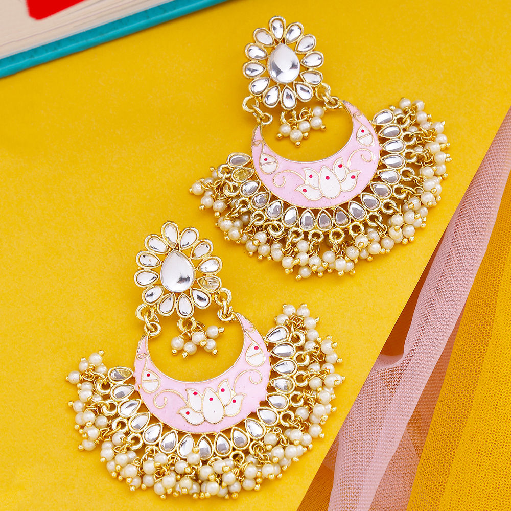 Yellow and clearance pink earrings