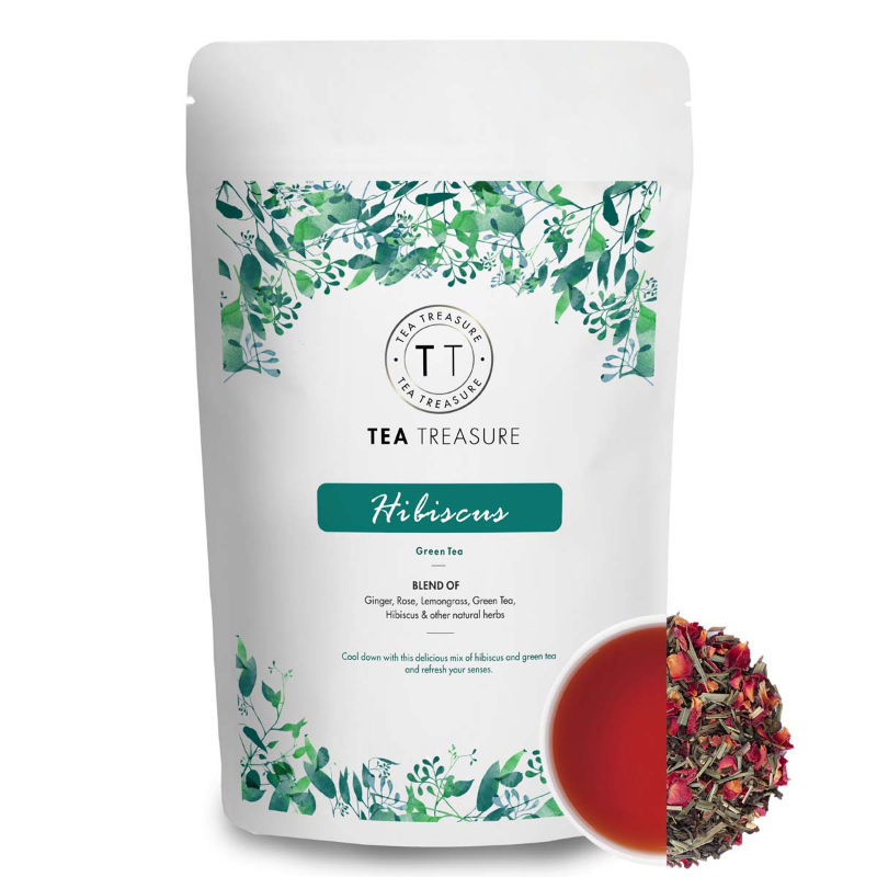 Tea Treasure Tropical Hibiscus Green Tea
