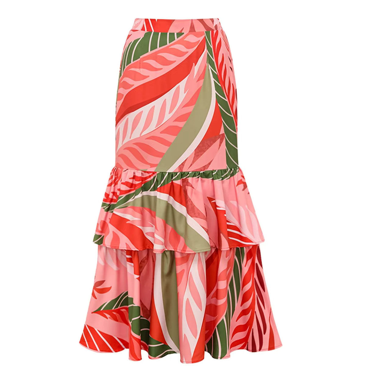 Buy Addery Women Red Printed Piece with Swim Cover-Up (Set of 2) Online