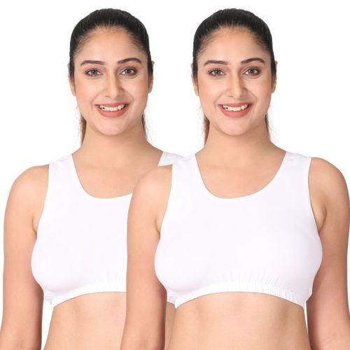 Buy Adira Pack Of 2 Sleep Bras - White Online