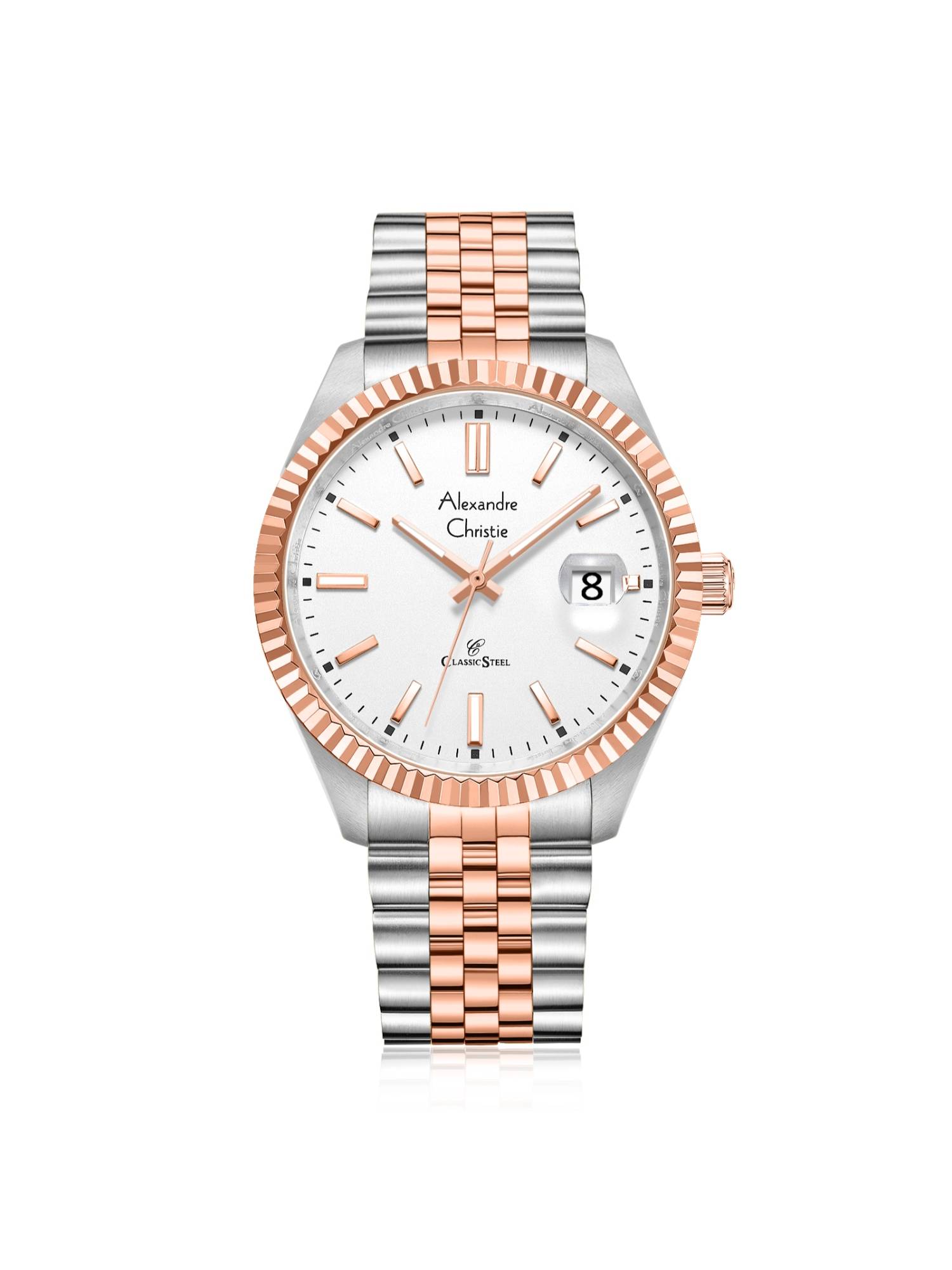 Alexandre Christie Multi-Color Men Classic Quartz Watch (5002MDBTRSL) (M)