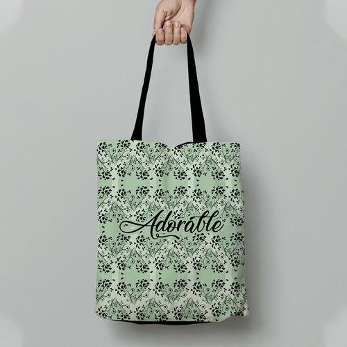 Crazy Corner Do Somrthing Green Today Tote Bag (Multi-Color) At Nykaa, Best Beauty Products Online