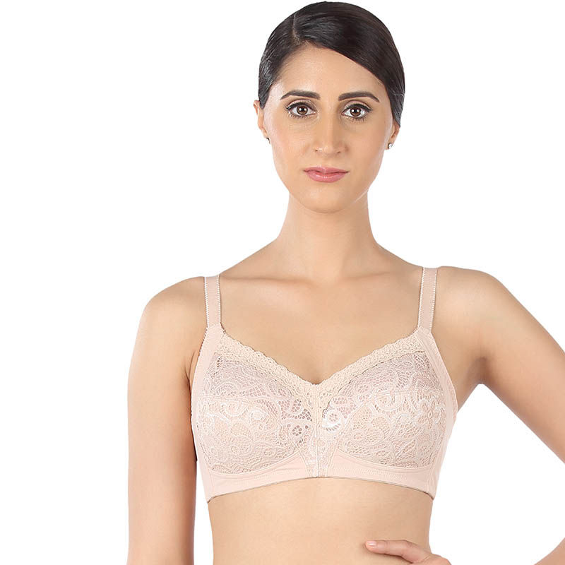 Buy Nude Smoothing Control Lace Non Pad Wired Slip from Next Belgium