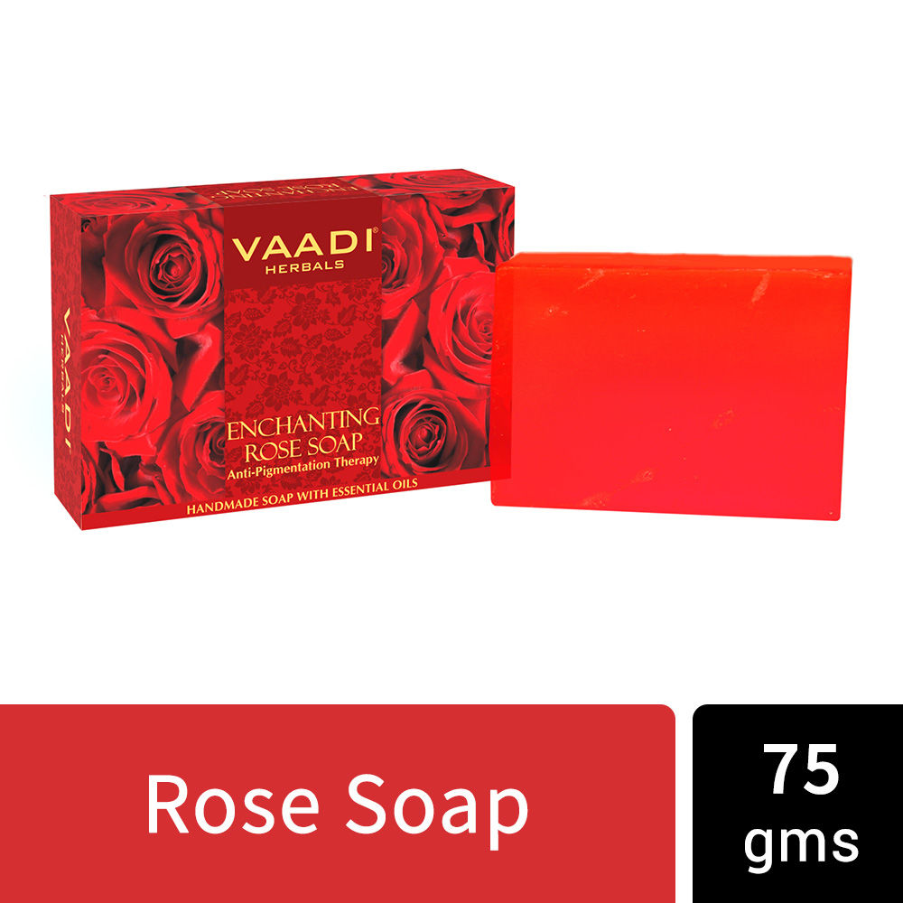 Vaadi Herbals Enchanting Rose Soap With Anti Pigmentation Therapy