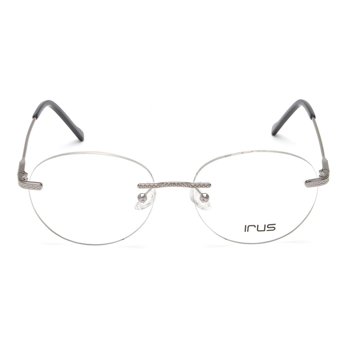 IRUS Round IR2022C3FR Silver Medium Eyeglass Frames