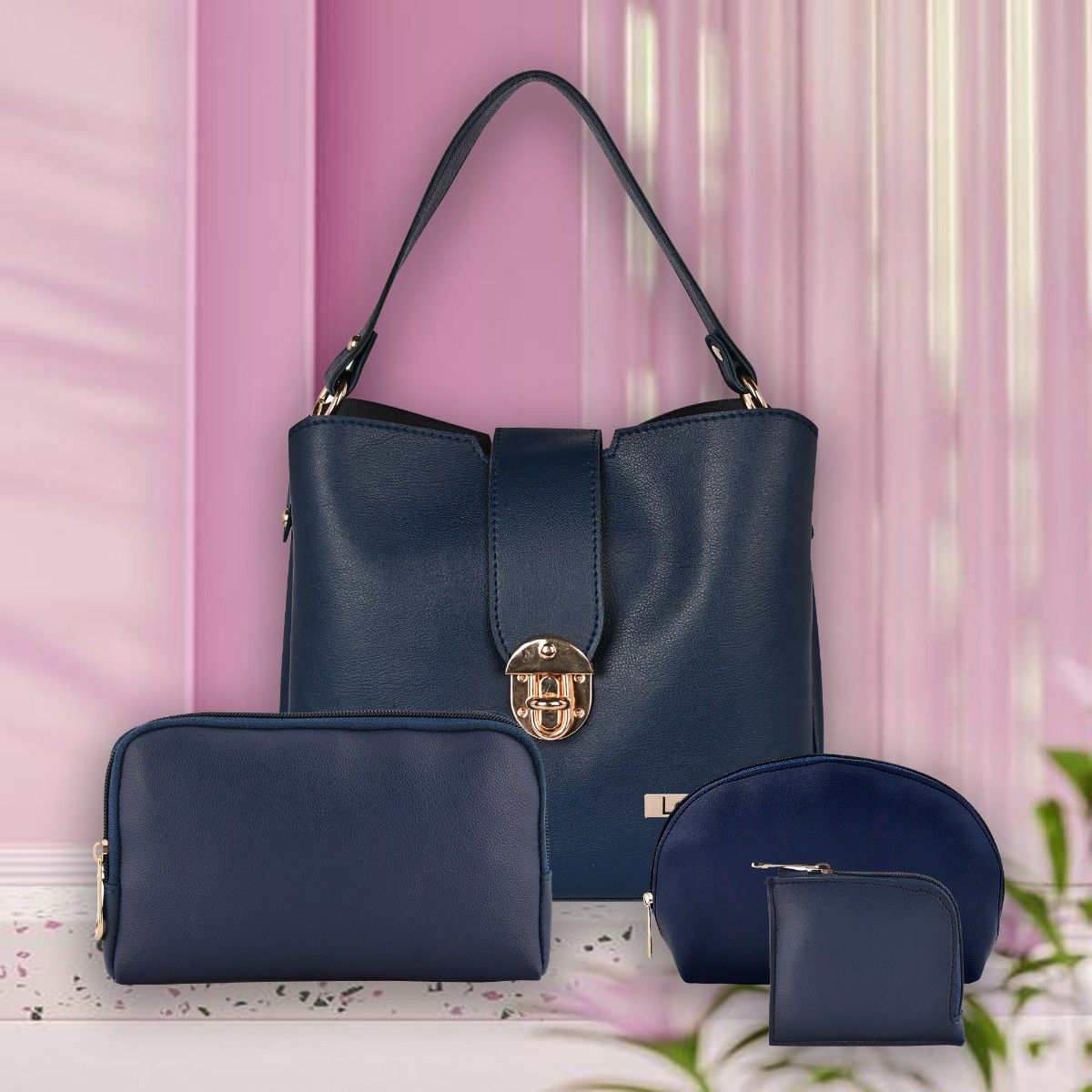 Buy Elegant Women Pink, Multicolor Hand-held Bag PINK Online @ Best Price  in India | Flipkart.com