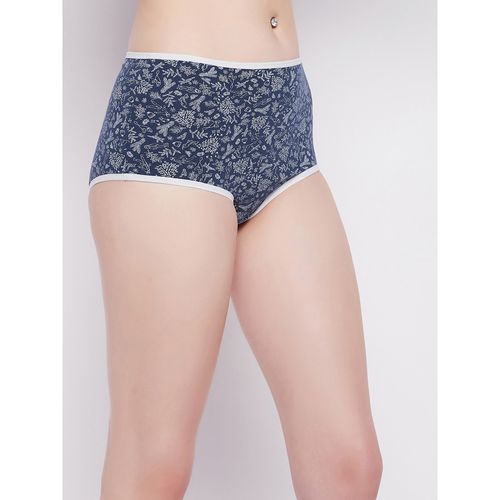 Buy Clovia Cotton Spandex High waist Outer elastic Hipster Panty