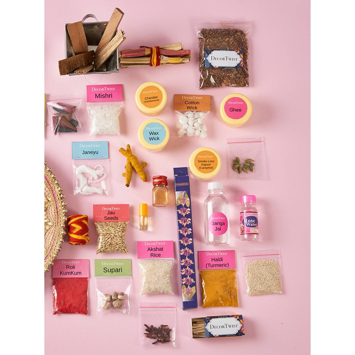 Buy DecorTwist Your Havan Kit Puja Havan Samagri Box Online