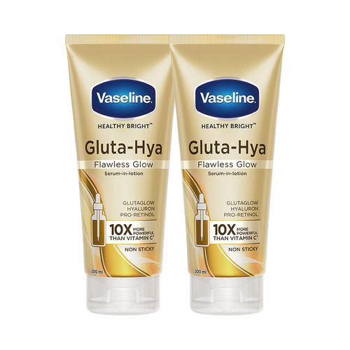 Vaseline Gluta-Hya Flawless Glow Serum-In-Lotion Pack Of