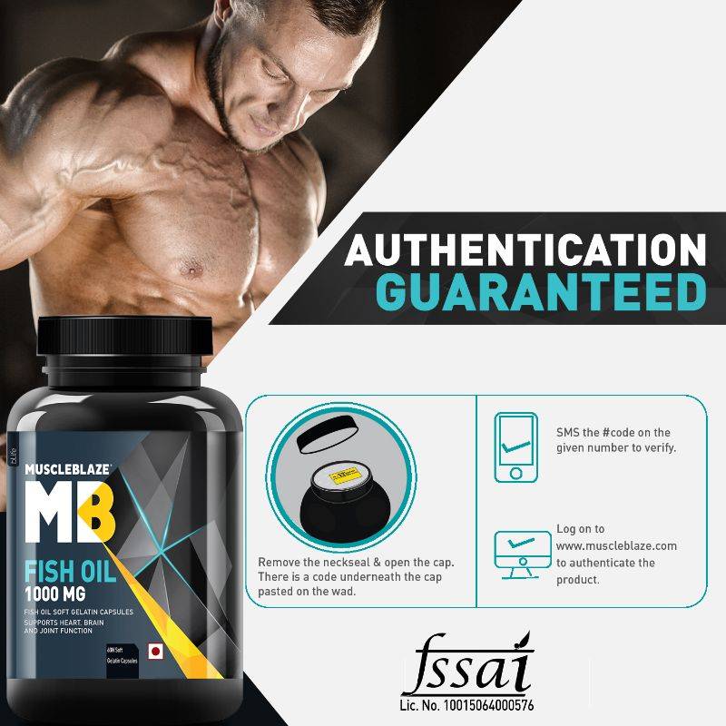 MuscleBlaze Fish Oil 1000mg Capsules Buy MuscleBlaze Fish Oil 1000mg