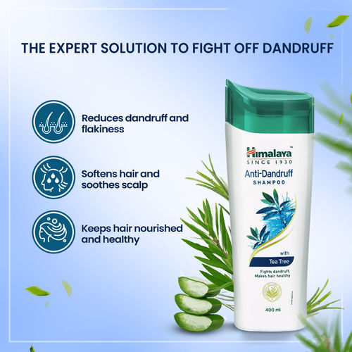 Himalaya Anti-Dandruff Shampoo With Tea Tree Oil & Aloe Vera: Buy Himalaya  Anti-Dandruff Shampoo With Tea Tree Oil & Aloe Vera Online at Best Price in  India | Nykaa