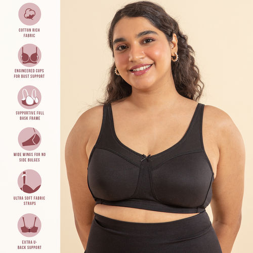 NYKD Women's Full Support Heavy Bust Bra – Online Shopping site in India