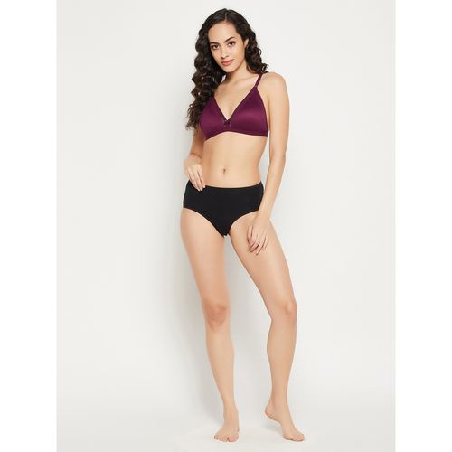 Clovia Non-padded Non-wired Solid Spacer Cup Full Figure Bra In