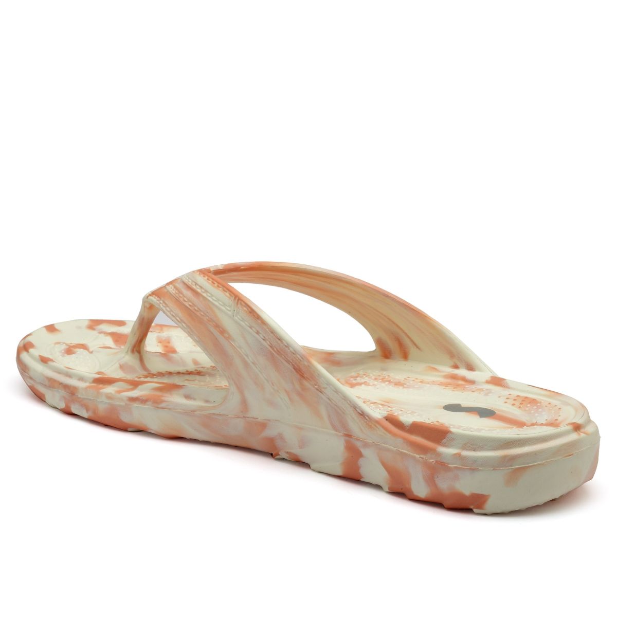 Buy Solethreads Marble Peach Printed Women Flip Flop Online