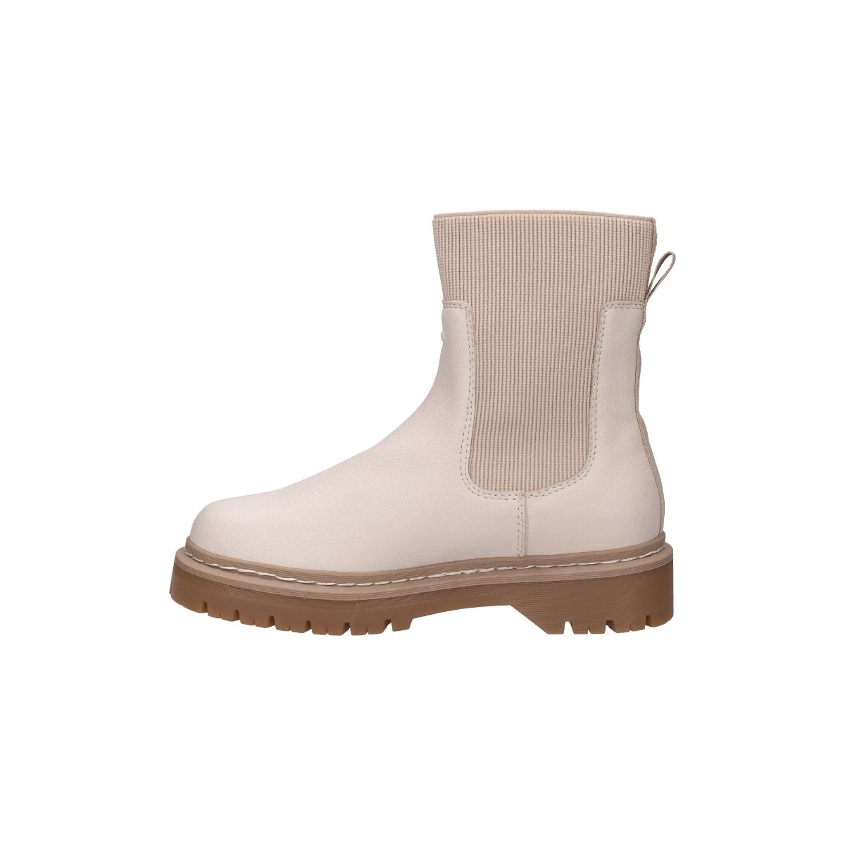 BAGATT Chelsea Boots In Beige - Bequeme Freizeitstiefeletten Mit Warmfutter