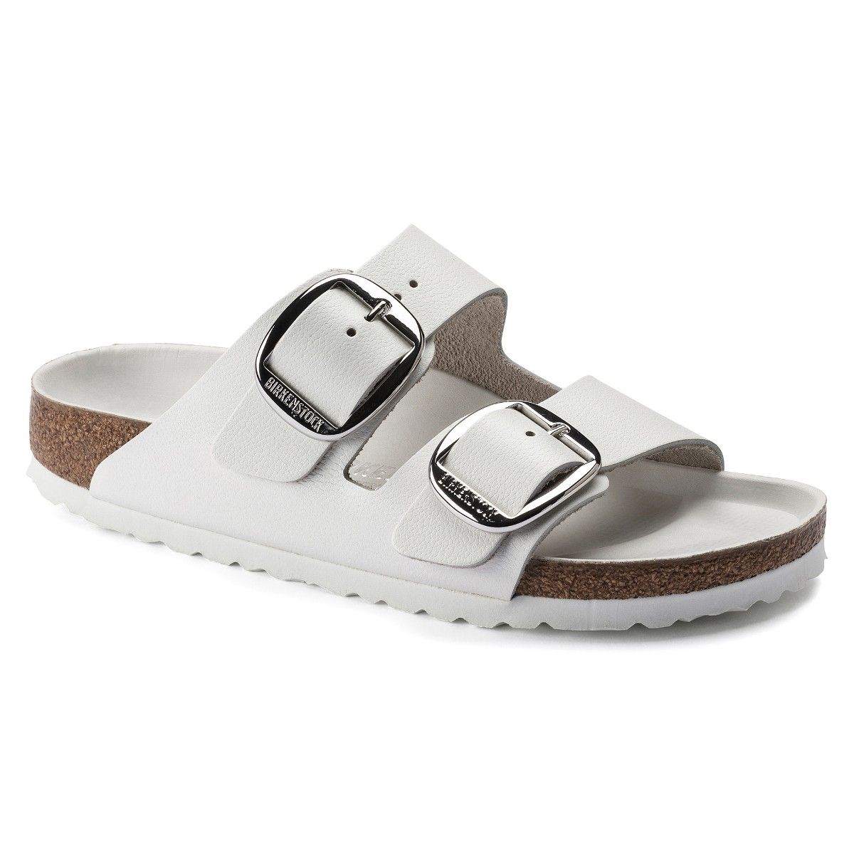 Buy Birkenstock Arizona Big Buckle White Narrow Width Women Two