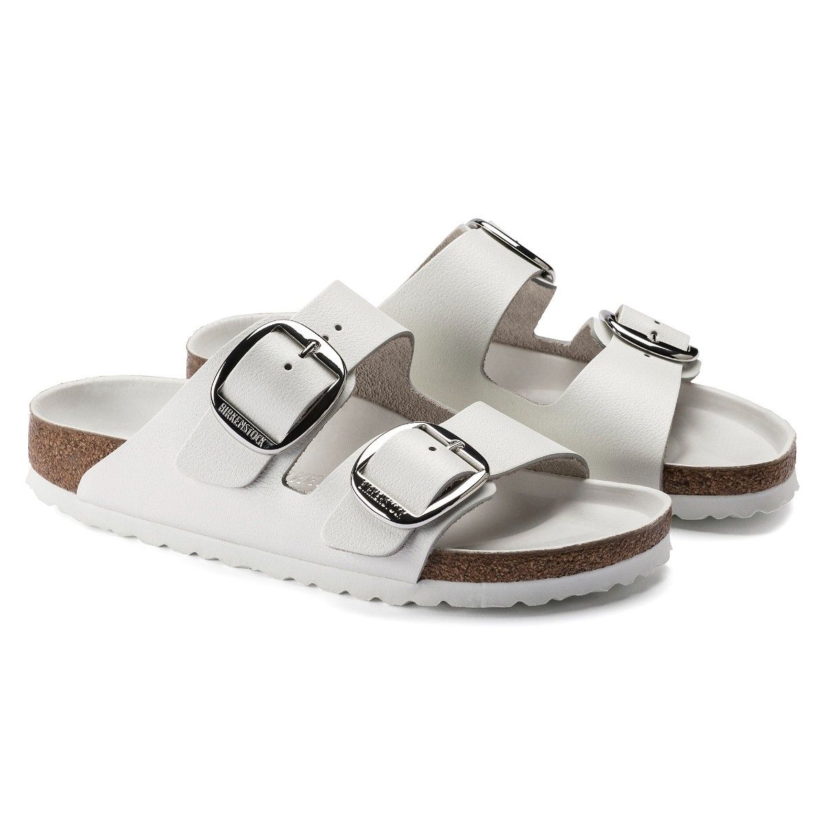 Buy Birkenstock Arizona Big Buckle White Narrow Width Women Two