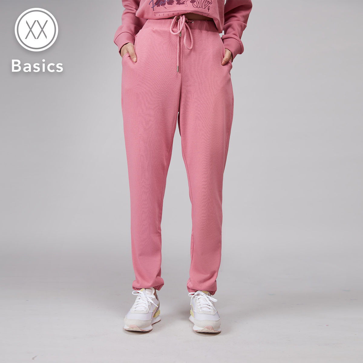 Solid discount basics joggers