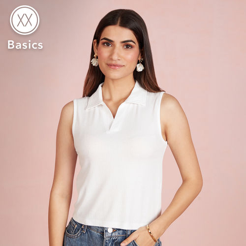 Buy Ribbed Tops For Women Online In India At Best Price Offers