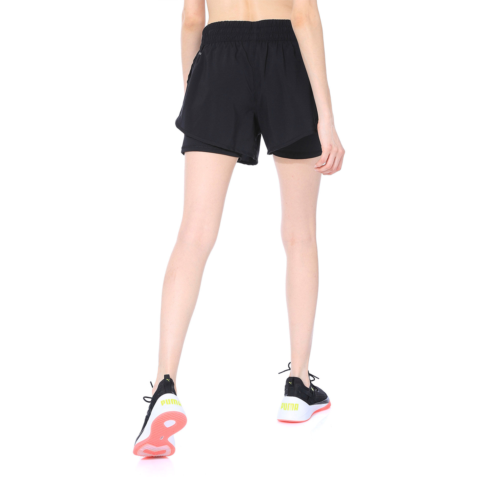 puma 2 in 1 shorts women's
