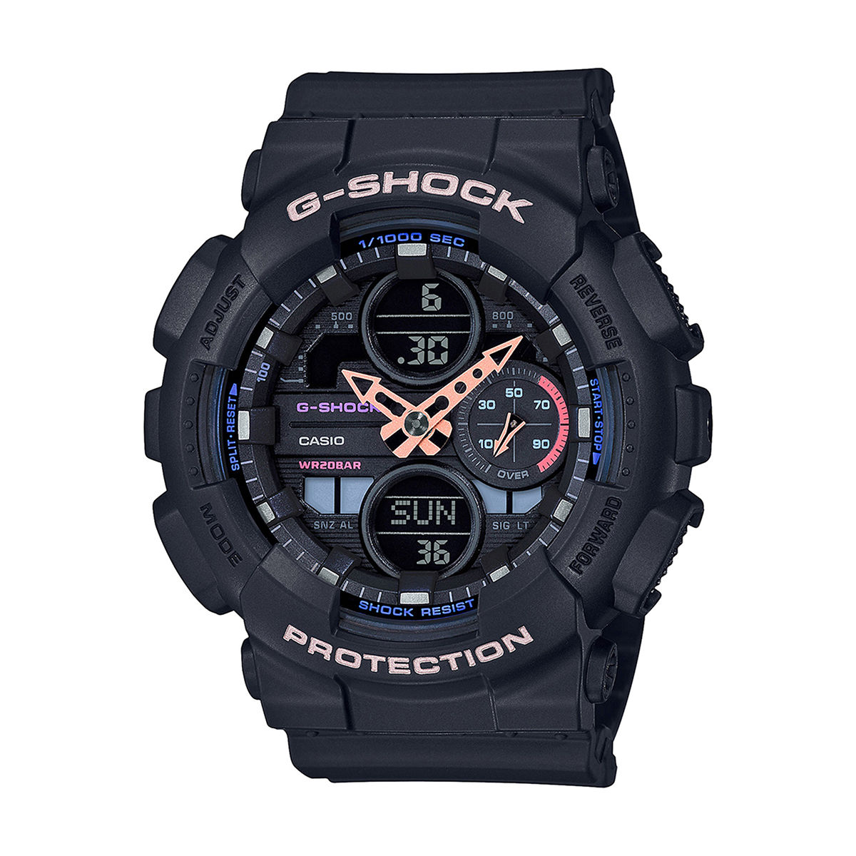 Buy Casio G982 G-Shock ( GMA-S140-1ADR ) Analog-Digital Watch - For ...